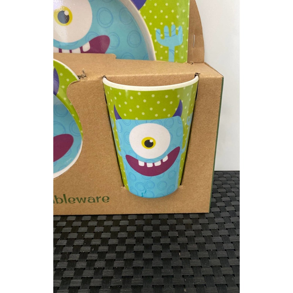 Bamboo Kids 3 piece Tableware - Picture 4 of 4